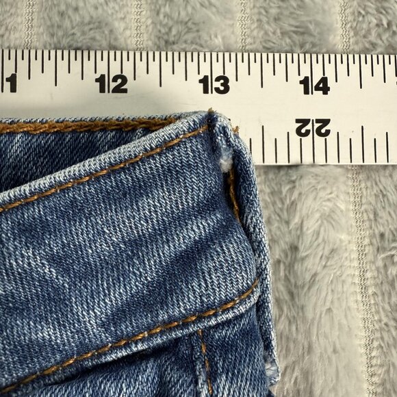 Zara Woman Jeans Womens 4 Skinny Ankle Boho Floral Embroidered Stretch 26x26 - Picture 6 of 12